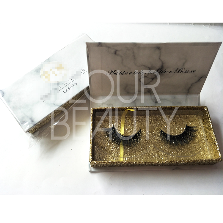 Wholesale miracle 3D volume mink eyelashes custom package USA ED62